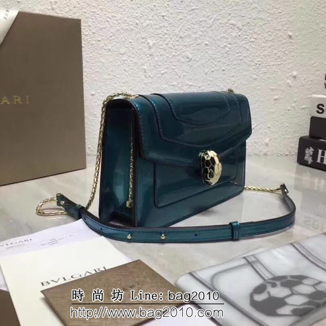 BVLGARI寶格麗 漆皮系列 時尚百搭 單層單鏈 單肩斜挎包 39174 FYD1384
